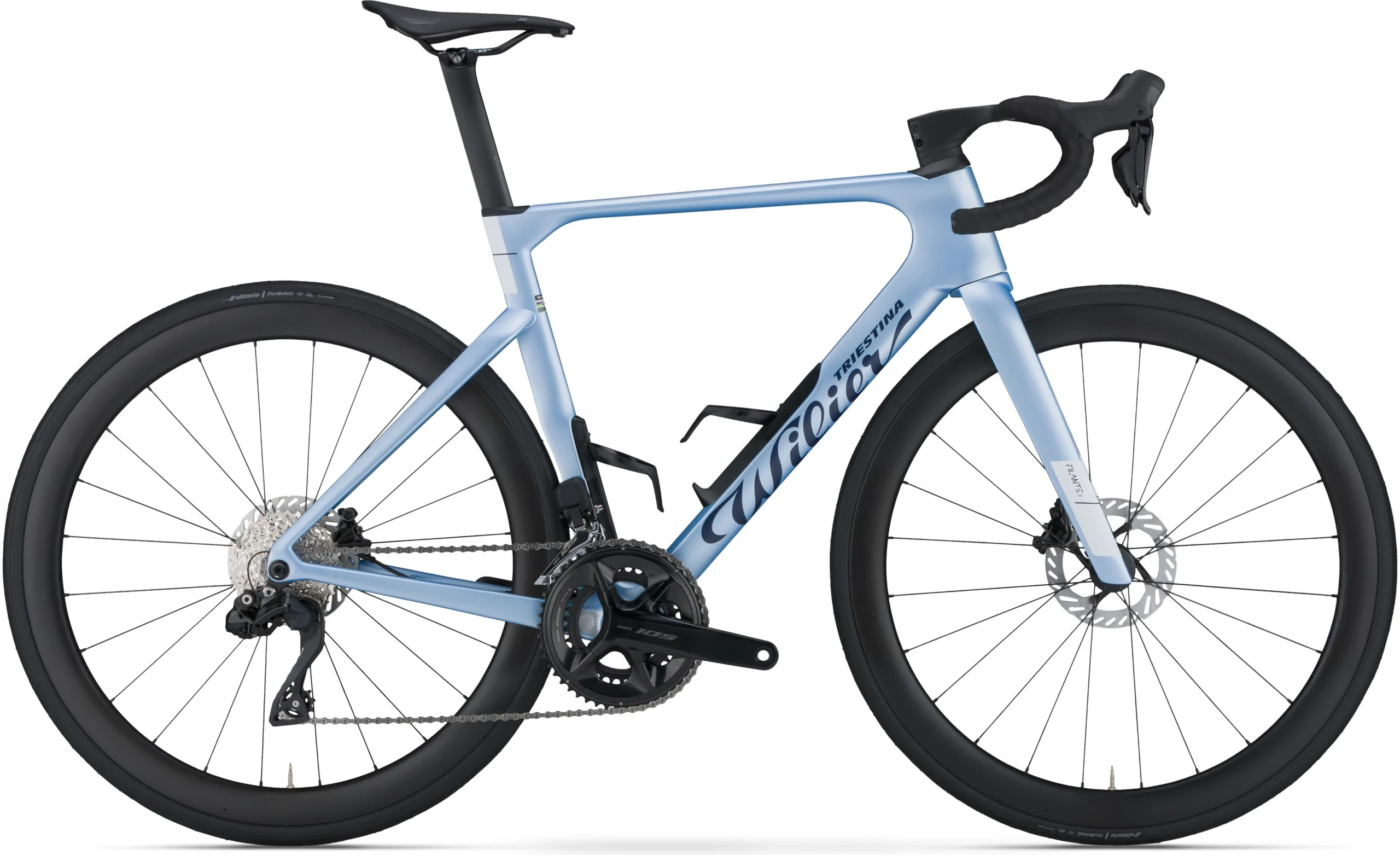 Wilier filante SL id2 SHIMANO 105 Di2 2×12 R7170 VISION SC 45 I23 CARBON Flow Blue - Matt