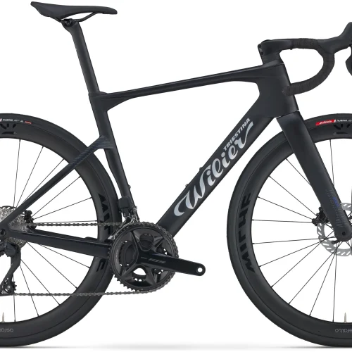 Wilier Rapida -SHIMANO 105 Di2 2×12 R7150 MICHE ASFALTO 45 CARBON Black matt